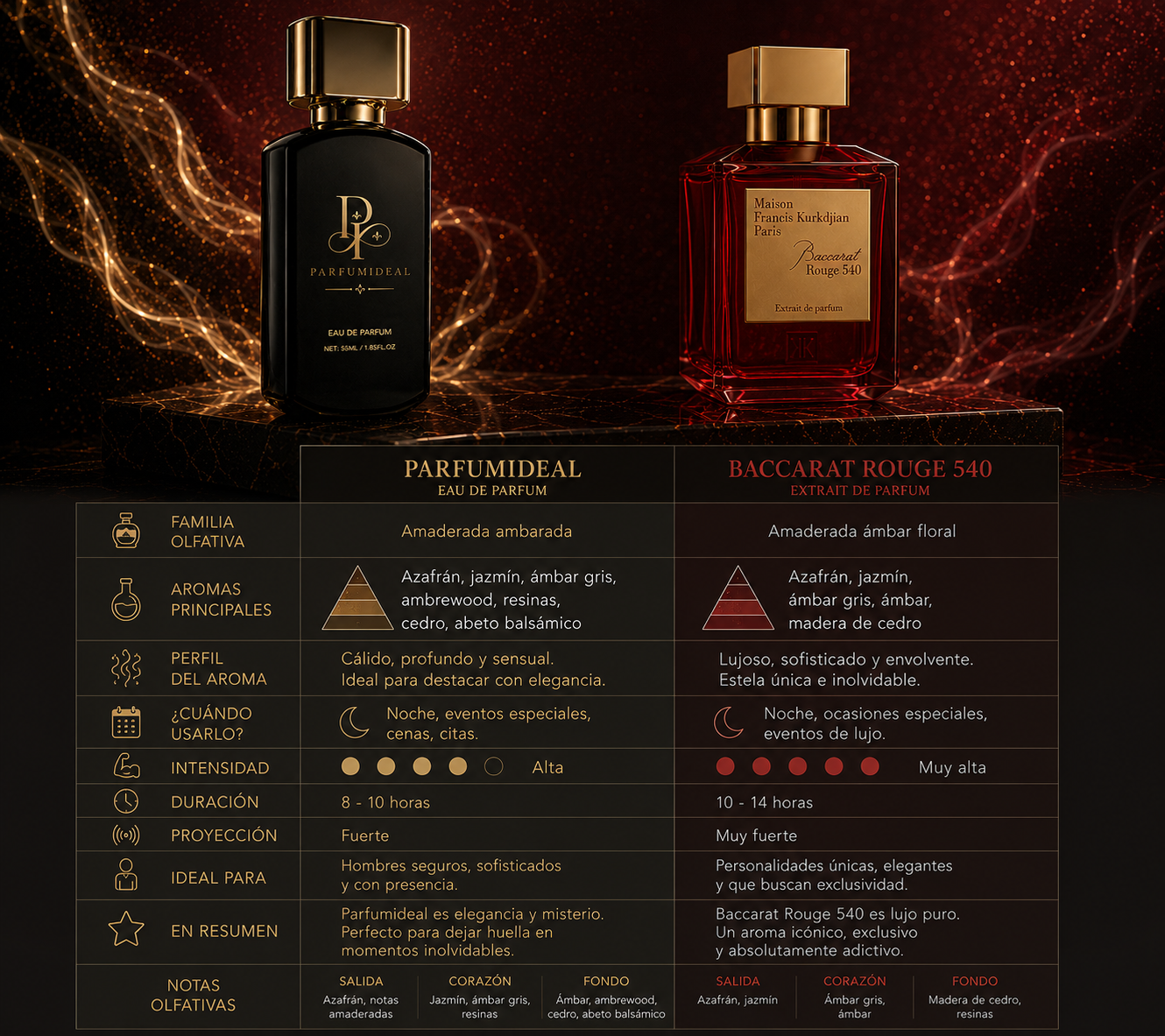 N6 Perfume Equivalente Baccarat Rouge 100ml